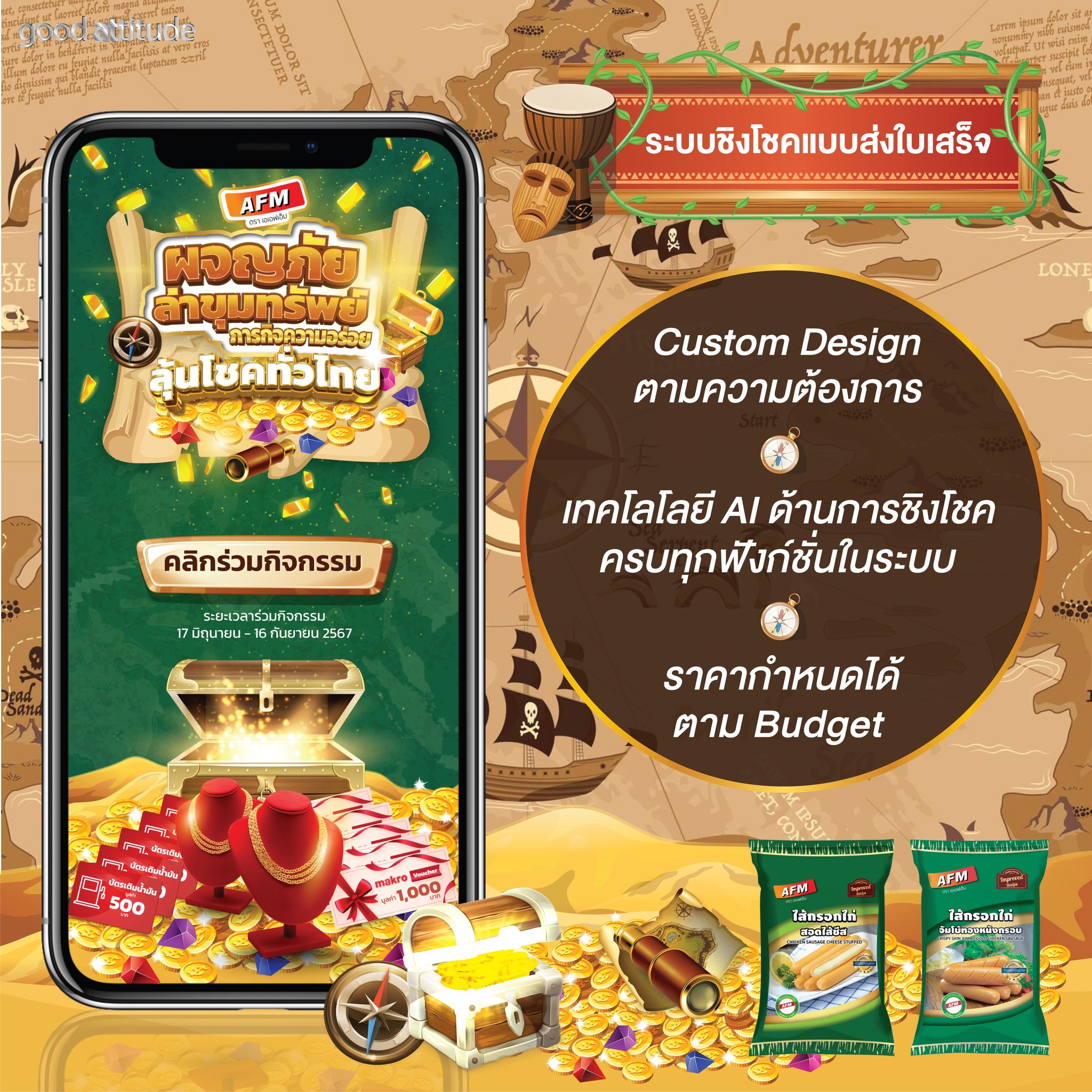 บริการจับรางวัลชิงโชคครบจบที่เดียว